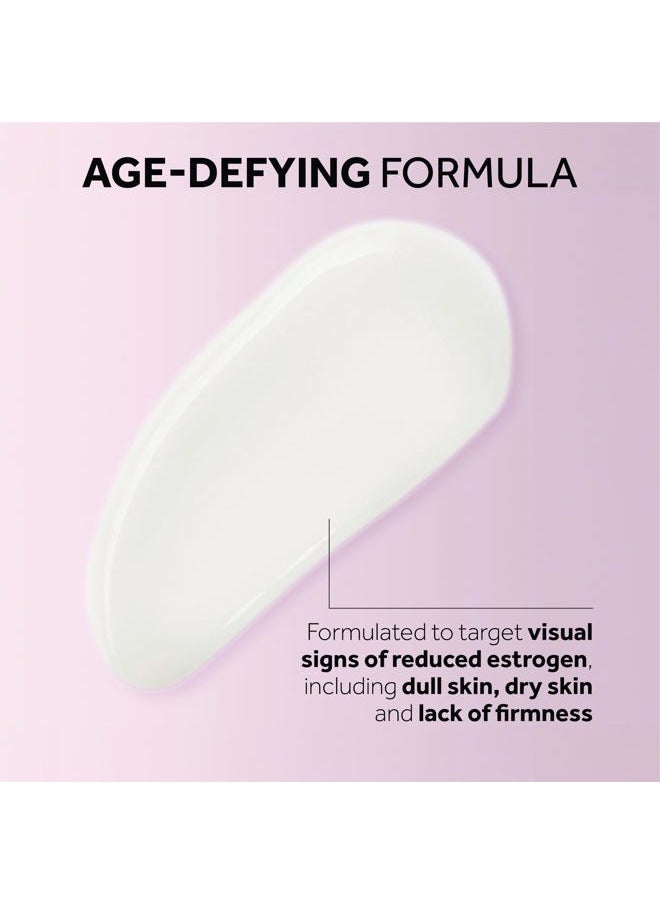 Menopause Skincare Instant Radiance Serum – Hydrating Facial Serum with Hyaluronic Acid + Collagen Peptides for Firmer, Healthier Looking Skin – With Cooling Applicator (30ml)