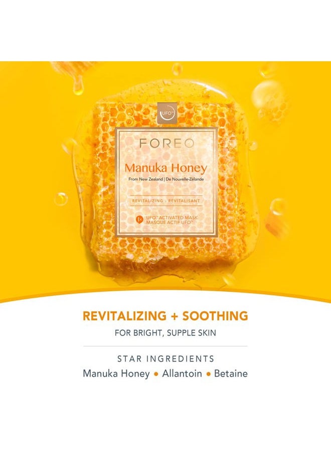 Manuka Honey UFO Activated Mask, 0.21 Oz, Pack of 6