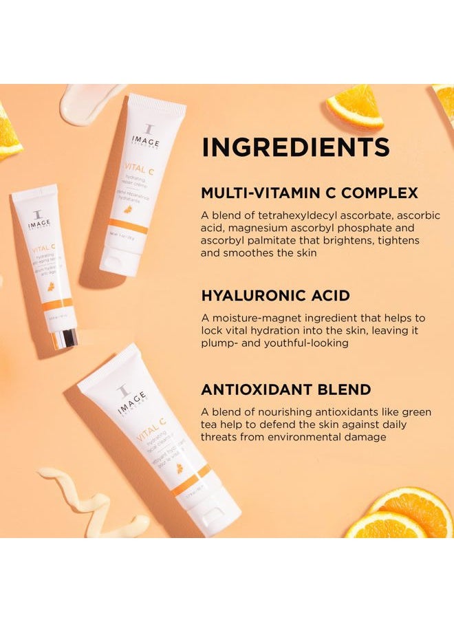 , VITAL C Hydrating Anti-Aging Serum, with Potent Vitamin C to Brighten, Tone and Smooth Appearance of Wrinkles, Discovery Size 0.5 fl oz