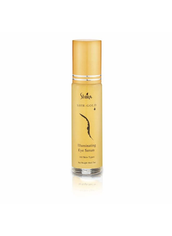 Shir-Gold Illuminating Eye Serum HelpsTo Reduce Fine lines and Dark area around EyesHydrates Eye AreaSuits All Skin Types (10 ML)