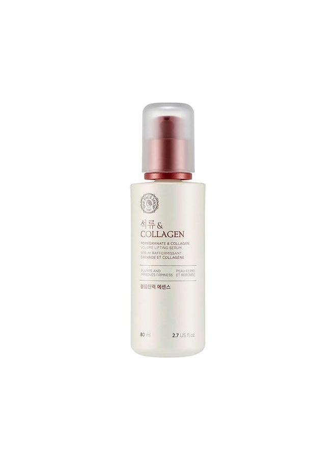 Pomegranate & Collagen Volume Lifting Serum - Helps Skin Look Firm & Supple - Reduces Fine Lines & Wrinkles - Improves Elasticity - Hydrating Lightweight Face Serum - Korean Skin Care