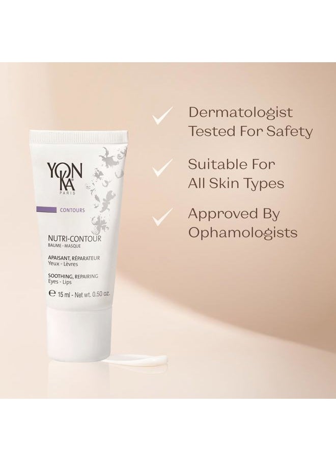 Yon-Ka Contours Nutri-Contour - Eye and Lip Contour Cream That Hydrates and Repairs While Minimizing the Appearance of Lines and Wrinkles (0.5 Ounce / 15 Milliliters)