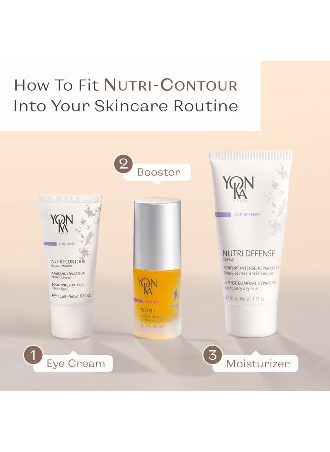 Yon-Ka Contours Nutri-Contour - Eye and Lip Contour Cream That Hydrates and Repairs While Minimizing the Appearance of Lines and Wrinkles (0.5 Ounce / 15 Milliliters)
