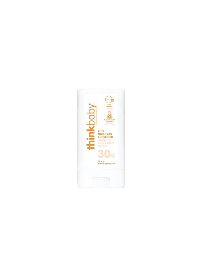 thinkbaby Sunscreen Stick, White/Orange, 0.64 Ounce (2 pack)
