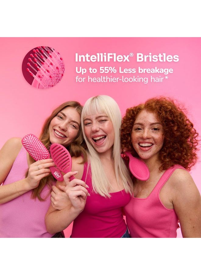 Original Detangler Hair Brush, Hipster Sketch - Ultra-Soft IntelliFlex Bristles - Detangling Brush Glide Through Tangles With Ease For All Hair Types - For Women, Men, Wet & Dry Hair