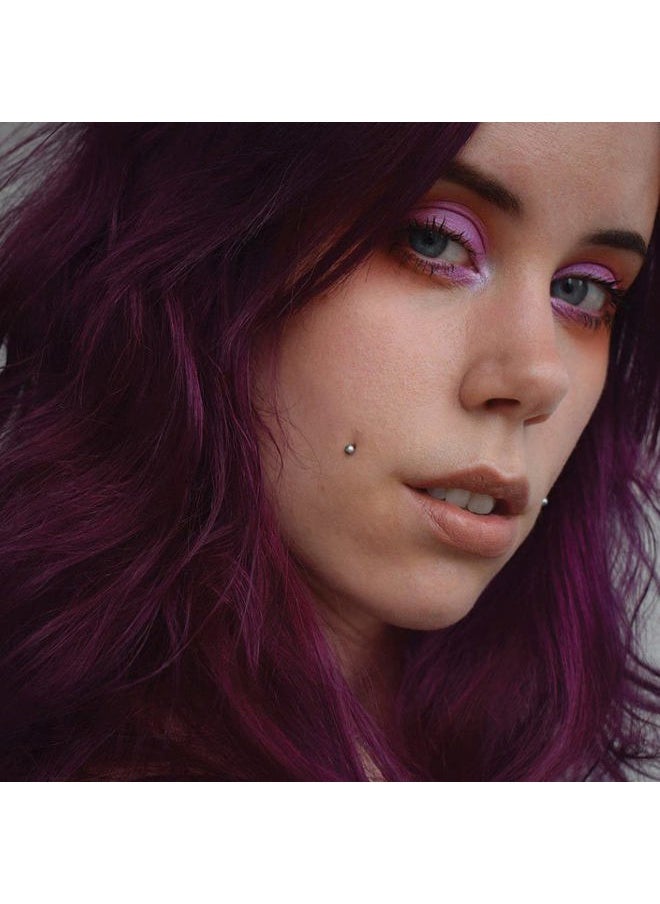 Classic Fuschia Shock Semi Permanent Hair Color - Dark Pink Hair Dye for Women & Men That Lasts 4-6 Weeks - Vegan, Ammonia & Cruelty-Free - Create & Mix Custom Shades (4oz)