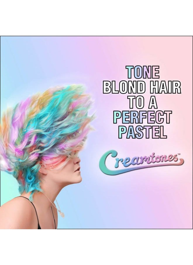 Sea Nymph Hair Dye - Creamtone Perfect Pastel - Semi Permanent Hair Color - Pastel Mint Green with Yellow Undertones - Vegan, PPD & Ammonia Free - For Coloring Hair on Women & Men