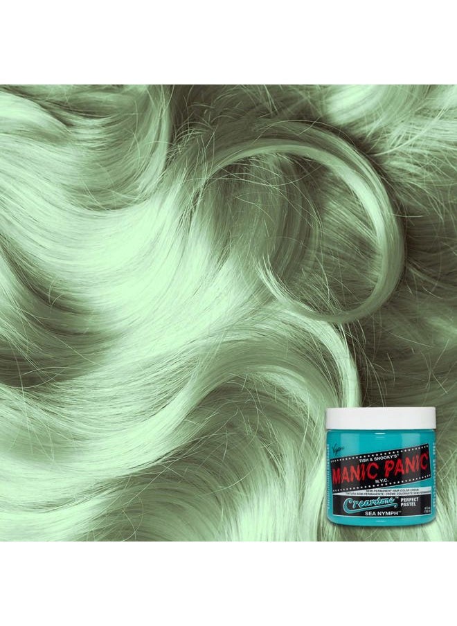 Sea Nymph Hair Dye - Creamtone Perfect Pastel - Semi Permanent Hair Color - Pastel Mint Green with Yellow Undertones - Vegan, PPD & Ammonia Free - For Coloring Hair on Women & Men