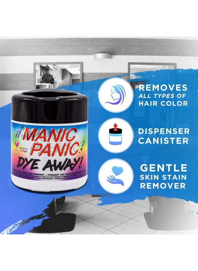 Dye Away Hair Dye Remover Wipes - Ammonia-Free Hair Color Remover Wipes for Adults - Removes Semi-Permanent & Permanent Color from Skin - Vegan & Cruelty-Free (50 Count)