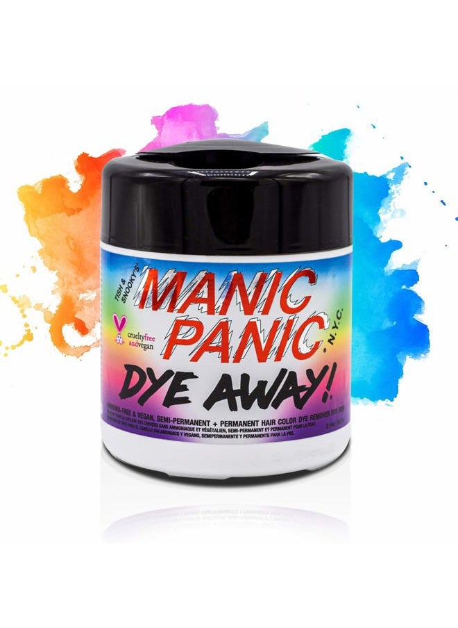 Dye Away Hair Dye Remover Wipes - Ammonia-Free Hair Color Remover Wipes for Adults - Removes Semi-Permanent & Permanent Color from Skin - Vegan & Cruelty-Free (50 Count)