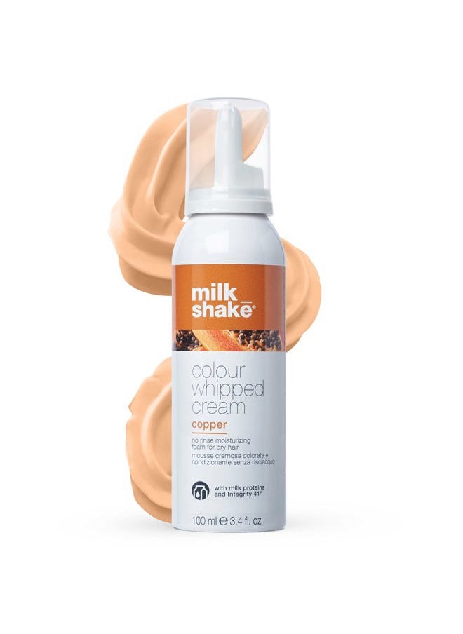 Color Whipped Cream Leave In Coloring Conditioner - Provides Temporary Hair Color Tone, Copper