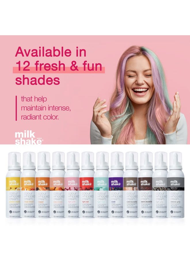 Color Whipped Cream Leave In Coloring Conditioner - Provides Temporary Hair Color Tone, Copper