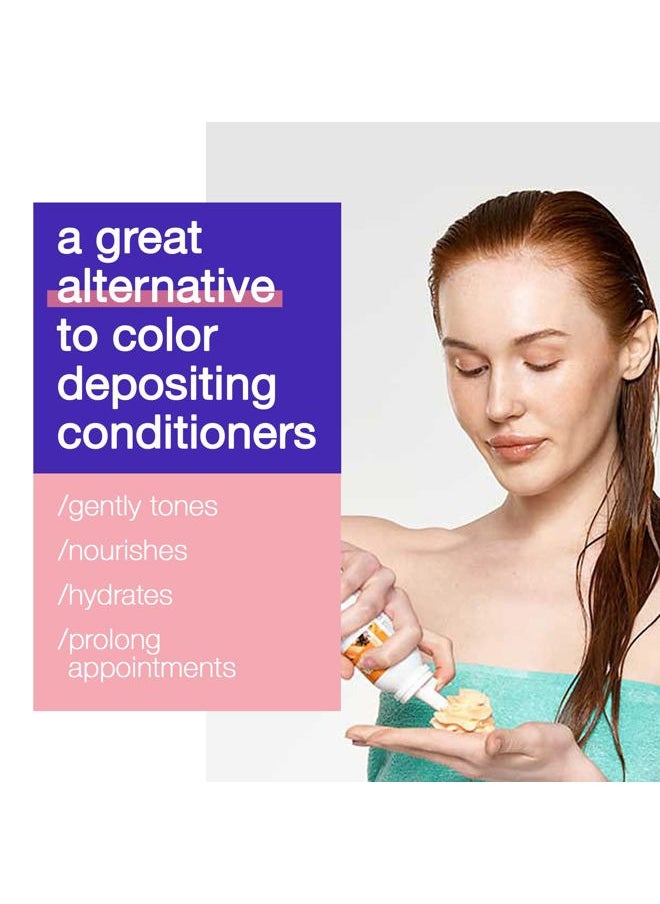 Color Whipped Cream Leave In Coloring Conditioner - Provides Temporary Hair Color Tone, Copper