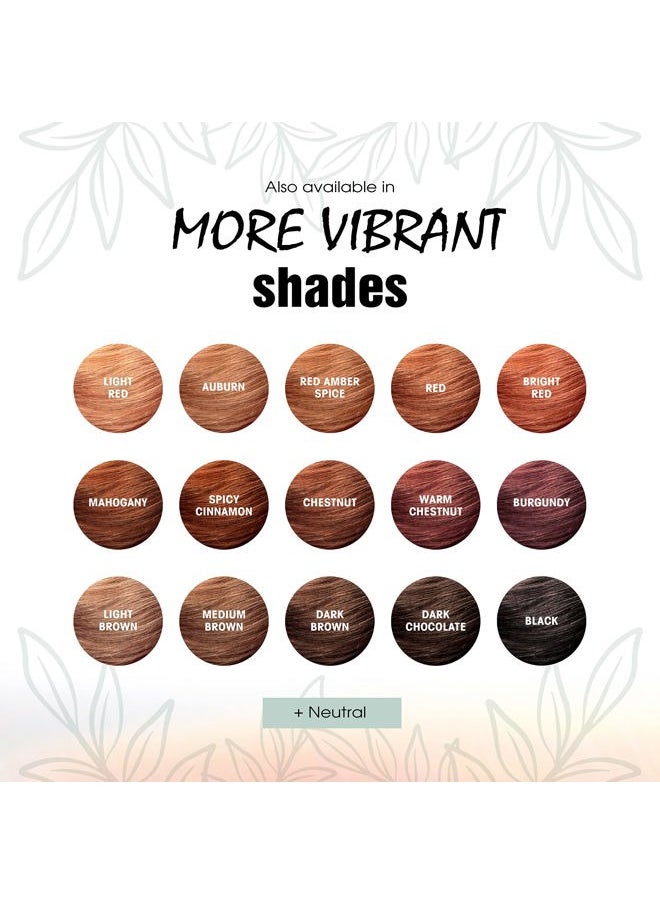 Light Mountain Henna Hair Color & Conditioner - Black Hair Dye for Men/Women, Organic Henna Leaf Powder and Botanicals, Chemical-Free, Semi-Permanent Hair Color, 4 Oz