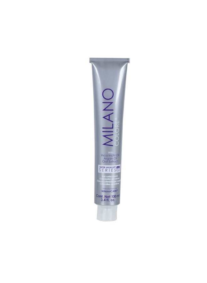 Milano Colore – Nourishing Hair Coloring Treatment – Permanent Hair Dye – Hair Color Cream (Peroxide Cream Not Included), 12.12 Extra Platinum Ash Violet, 100ml/3.4 oz