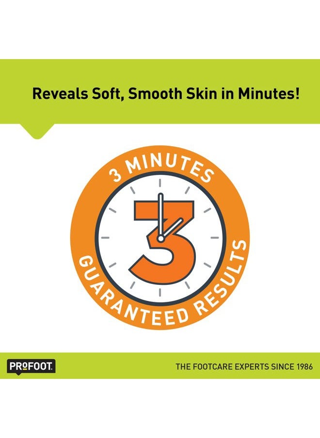 Heel Rescue Callus Blaster Exfoliating Gel, Concentrated Acid Free Exfoliator for Softer, Smoother Feet, No-Touch Brush Applicator & Foot Buffer, 3 Ounce