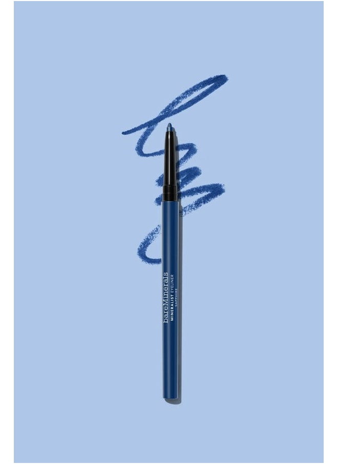 Mineralist Lasting Eyeliner, Mineral-Based Waterproof Eyeliner, Long-Lasting Blendable Color, Safe for Waterline, Retractable, Vegan