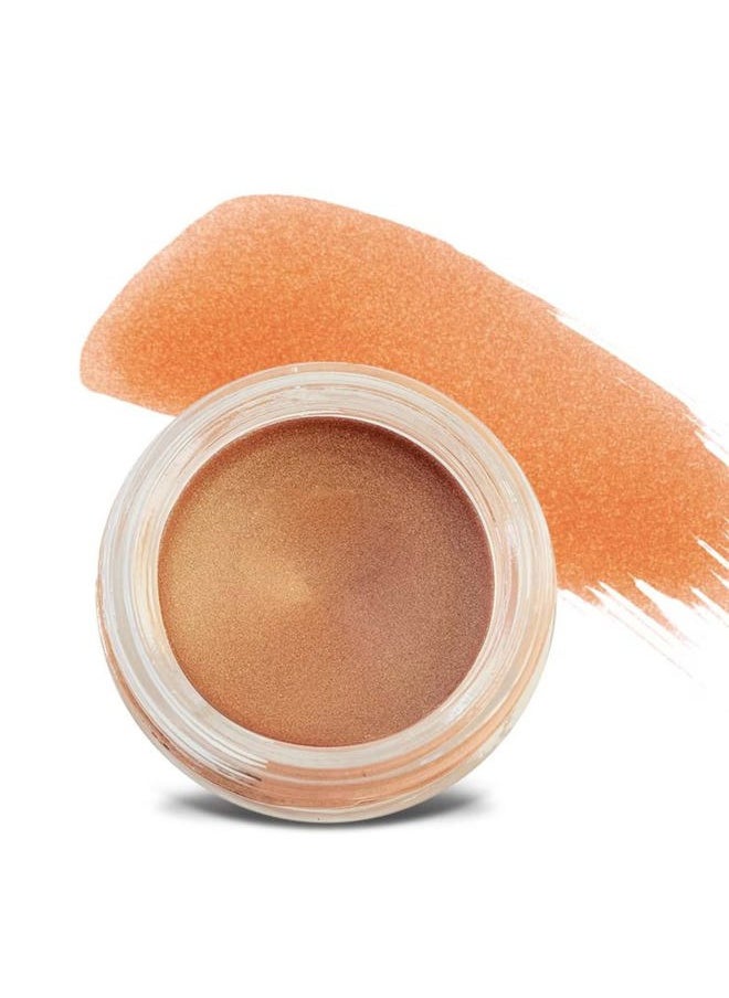 Any Wear Creme Eyeshadow - Waterproof, Smudge-proof, Highly Pigmented - Cream Eye Shadow for Eyes, Cheeks & Lips - Oil-free, Paraben-Free, Cruelty Free (Golden Apricot)