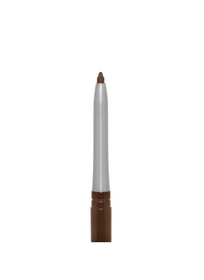 Retractable Waterproof Eyeliner, Richly Pigmented Color and Creamy, Slip Twist Up Pencil Eye Liner, Smudge Proof Long Lasting Application, All Day Wear, No Sharpener Required, Black Brown