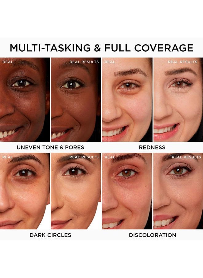 Bye Bye Under Eye Full Coverage Concealer - for Dark Circles, Fine Lines, Redness & Discoloration - Waterproof - Natural Finish – 23.5 Medium Amber (W), 0.4 fl oz
