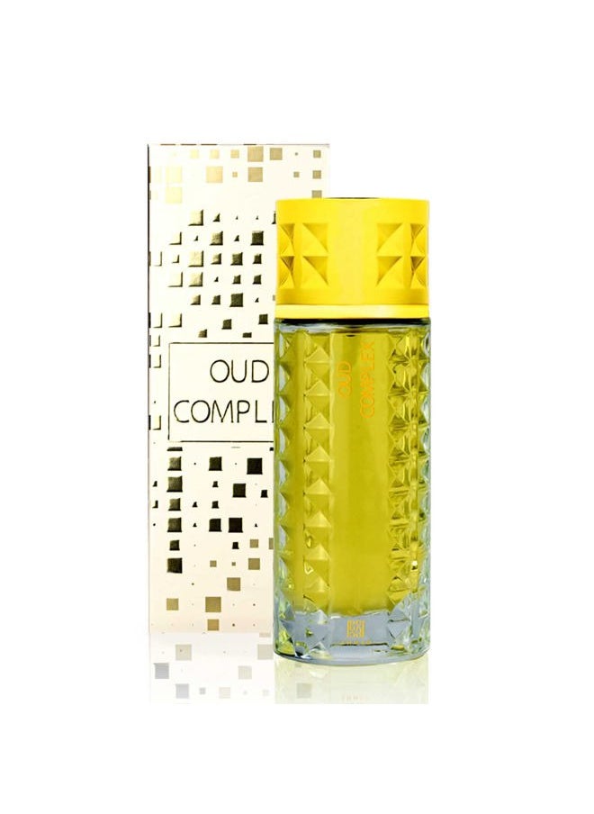 OUD COMPLEX 100mL EDP Unisex Oriental with Mild Leather, Gentle Incense and Sporty Active Wear Accords by Al Maghribi Arabian Oud and Perfumes Dubai