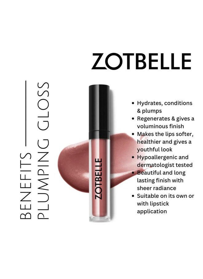 PLUMPING LIP GLOSS (POSH) A Radiant Gloss that Diminishes the Appearance of Fine Lines & Creases, Regenerates & Gives Voluptuous Lips.