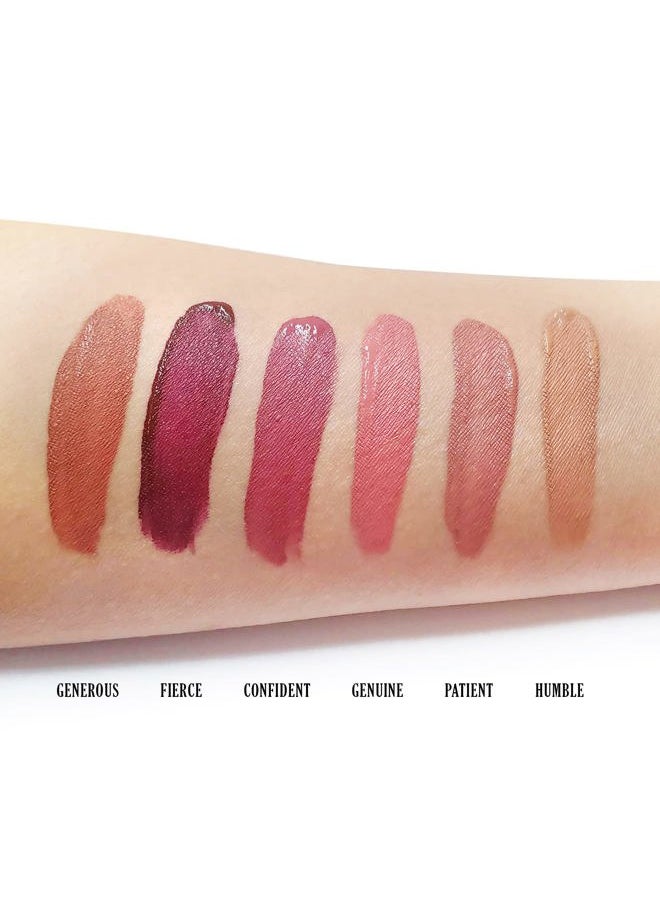 Meet Matte Hughes Long Lasting Liquid Lipstick - Confident for Women - 0.25 oz Lip Gloss