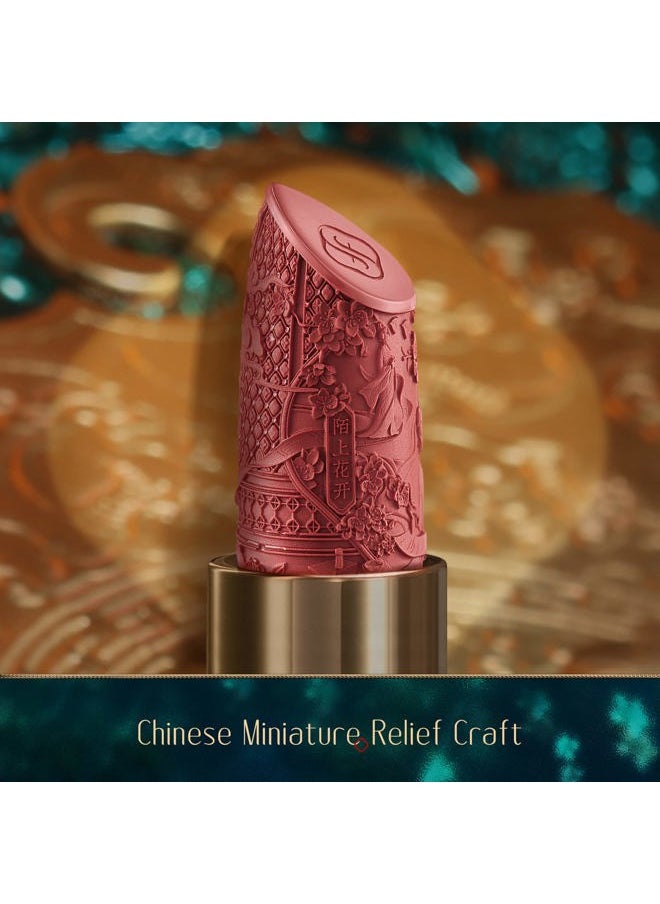 Blooming Rouge Love Lock Lipstick Long-Lasting Sculpting Lipstick Misty Matte Finish Lightweight Nourishing for Everyday Use (M1311 My One and Only)