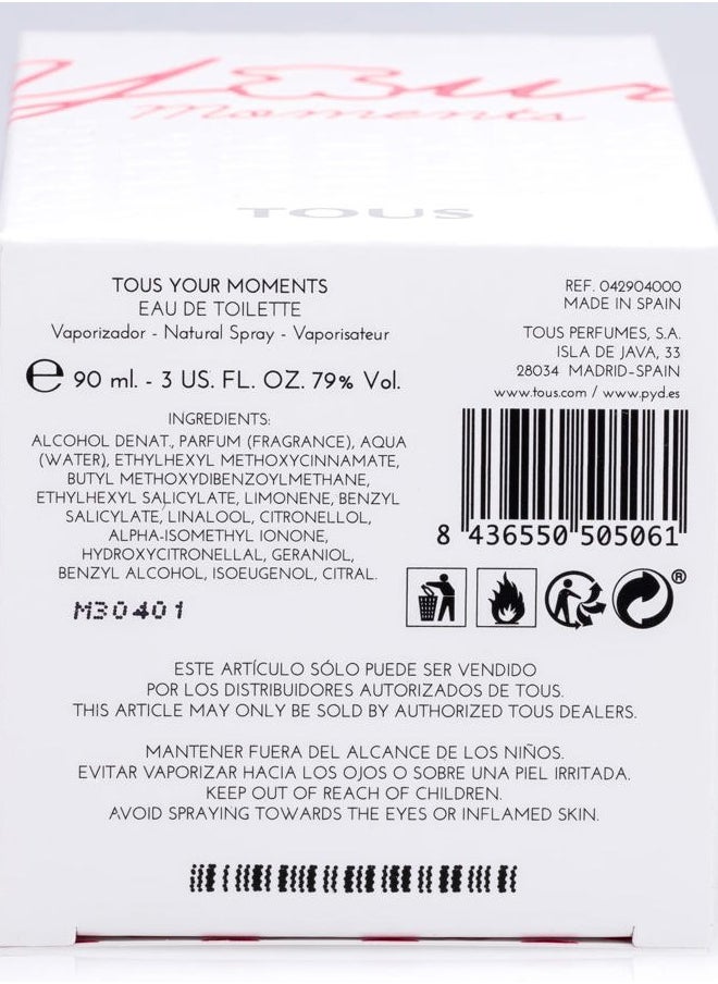 Your Moments For Women - 3 Oz Edt Spray 3 oz, Multi