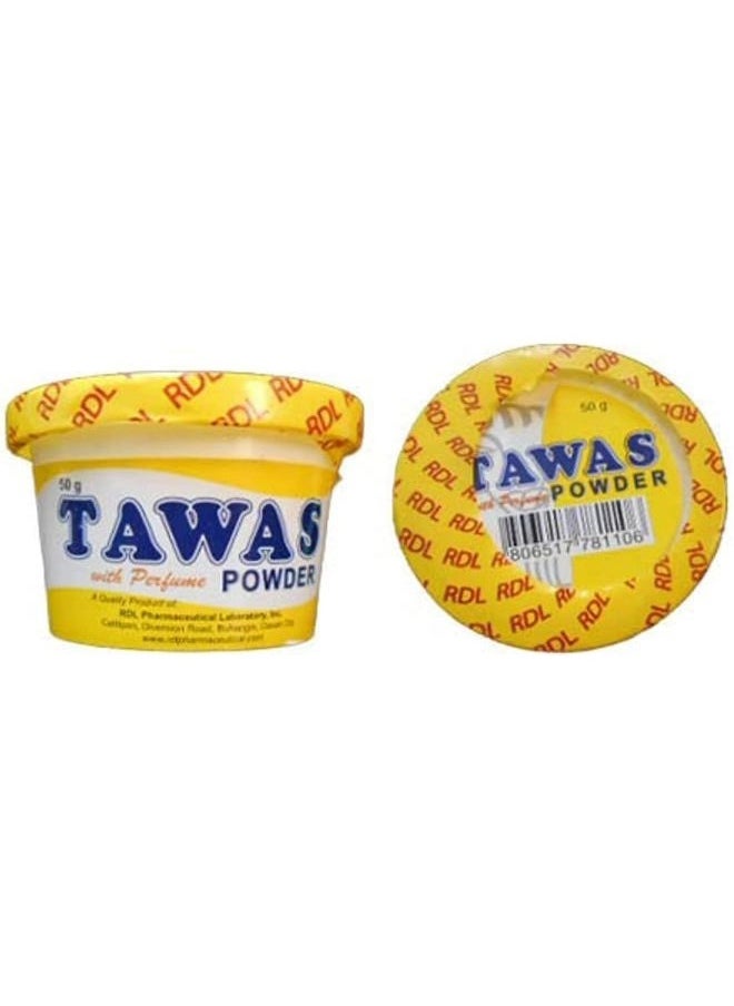 Tawas Powder (Alum Powder) 50grams (Yellow with Perfume)