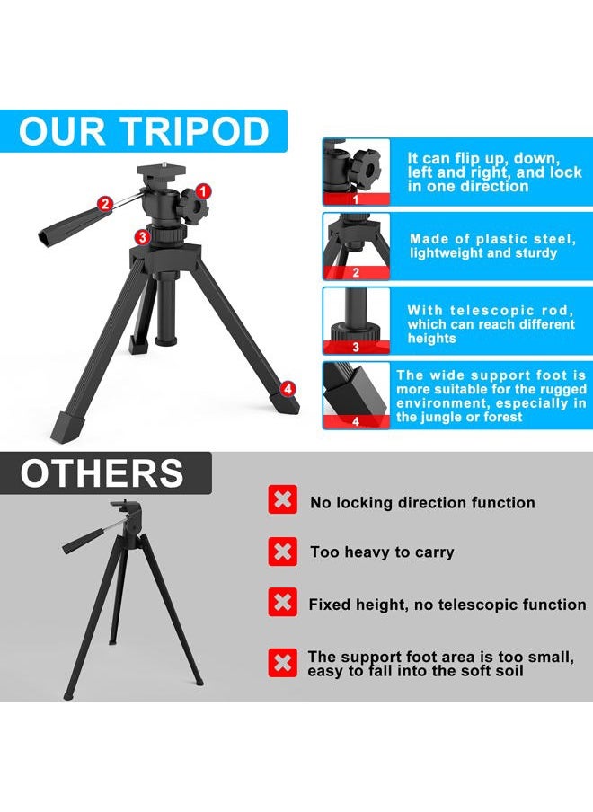 20-60x60AE 45 Degree Angled Spotting Scope with Tripod, Phone Adapter, Carry Bag, Scope for Target Shooting Bird Watching Hunting Wildlife