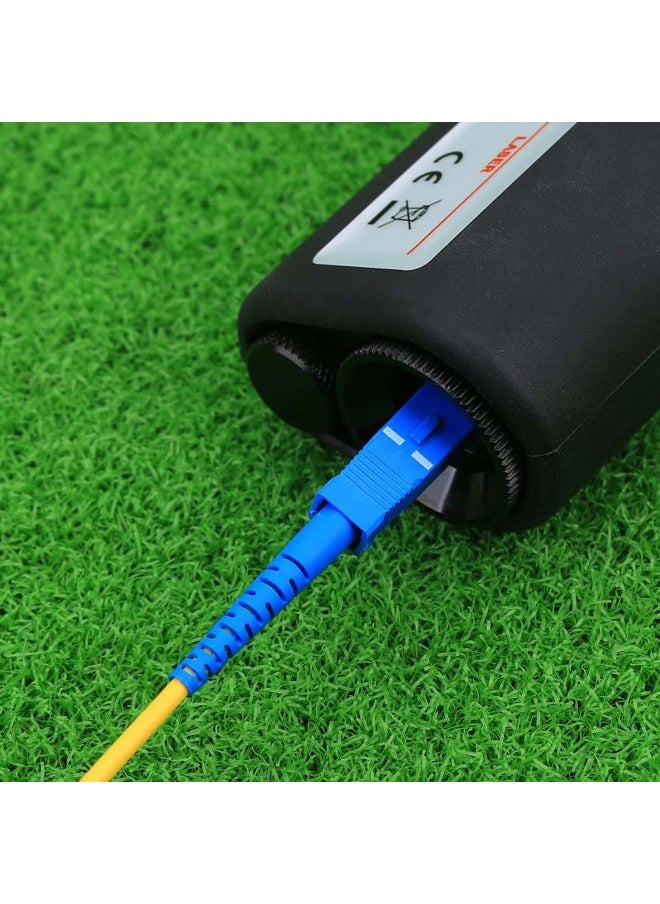 Fiber Optic Inspection Microscope 400x LED Illumination Handheld Anti Slip Rubber SC/LC/FC Connection Fiber Cable Microscope Detector