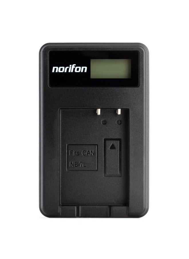 NB-7L LCD USB Charger for Canon PowerShot G10, PowerShot G11, PowerShot G12, PowerShot SX30 is Camera and More
