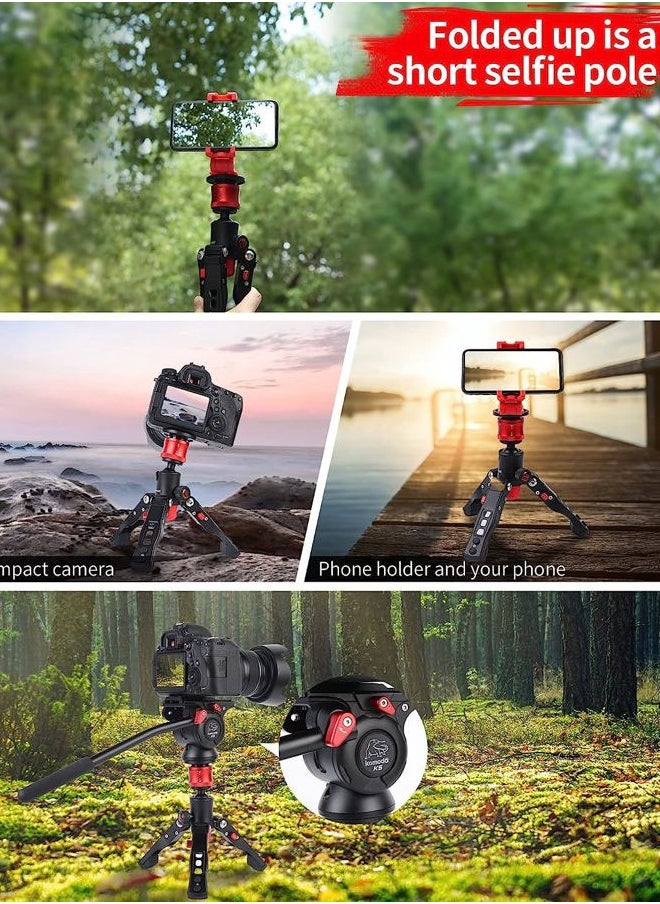 Tripod CB3 BASE, Aluminum Table Top Mini Tripod Low Profile Base with 3/8