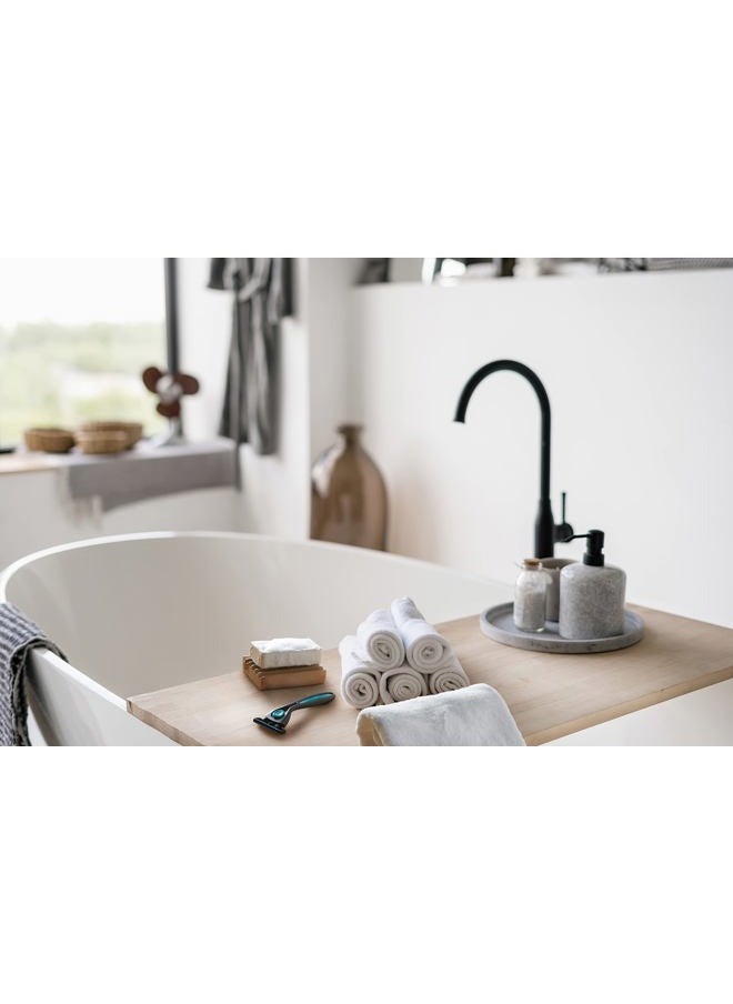 POPi Shave 5 Replacement Cartridges for Preserve POPi Shave 5 Razor (4 Count (Pack of 1))