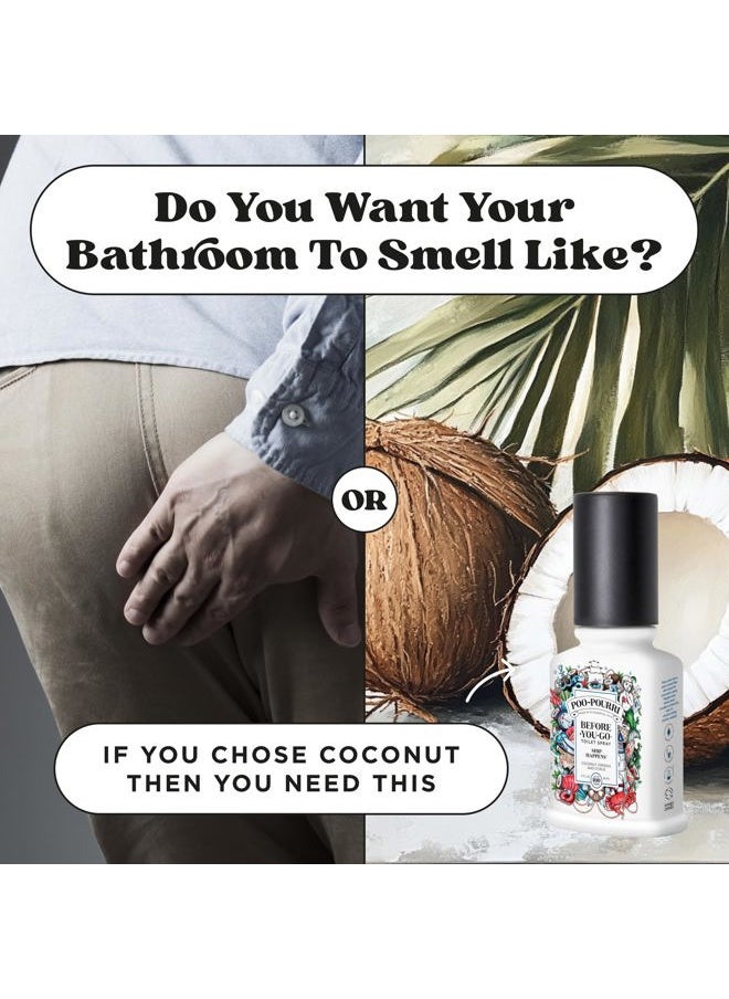 Before-You-Go Toilet Spray, Ship Happens, 2 Fl Oz - Coconut, Freesia and Citrus