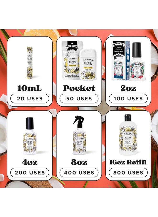 Before-You-Go Toilet Spray, Ship Happens, 2 Fl Oz - Coconut, Freesia and Citrus