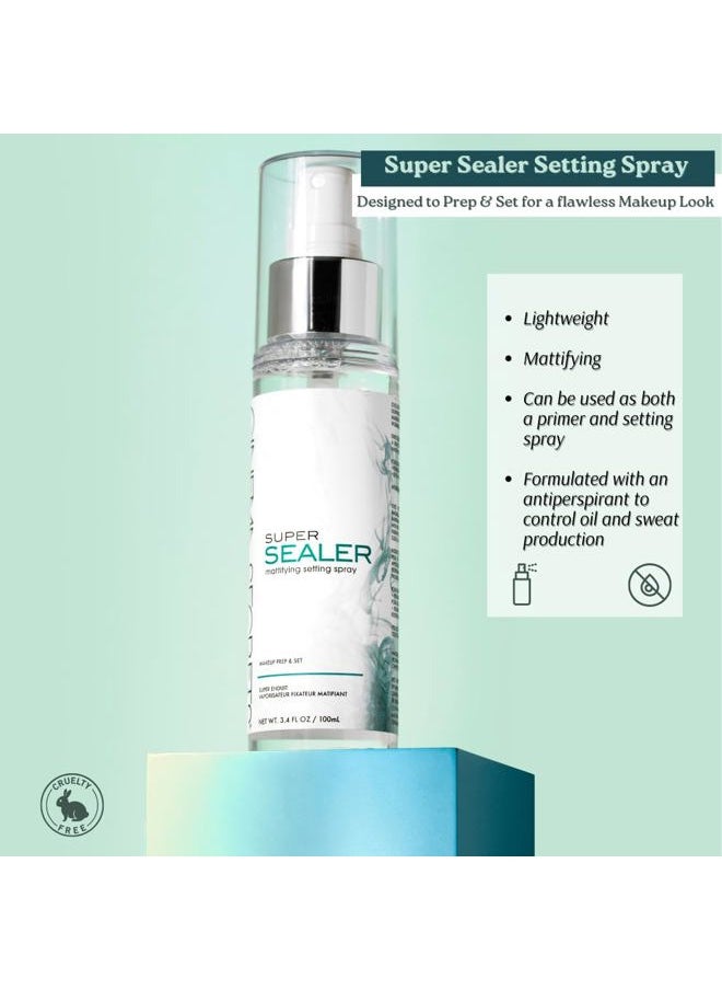 Cinema Secrets Super Sealer Mattifying Setting Spray, 3.4 Fl Oz