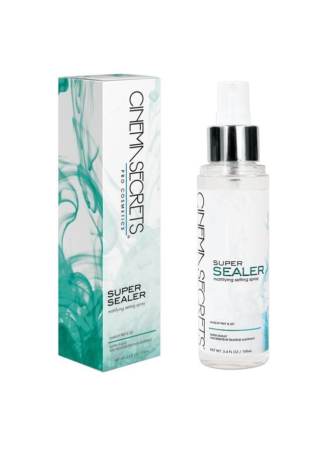 Cinema Secrets Super Sealer Mattifying Setting Spray, 3.4 Fl Oz