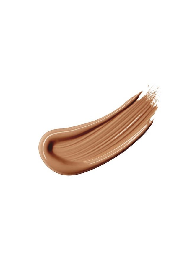 Crystal Glow Peptide-Infused Foundation, 2-in-1 Multitasking Korean Makeup with Blurring Face Primer, Luminizer, Hydration & Skin Defense for a Flawless Finish, 1.01 Oz, Tan Warm
