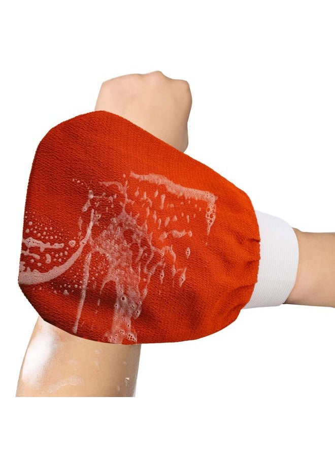 8 Pack Exfoliating Glove, Body Scrub Korean Exfoliating Mitt Exfoliating Scrub Washingcloth Dead Skin Remover for Body, Exfoliation, Keratosis Pilaris