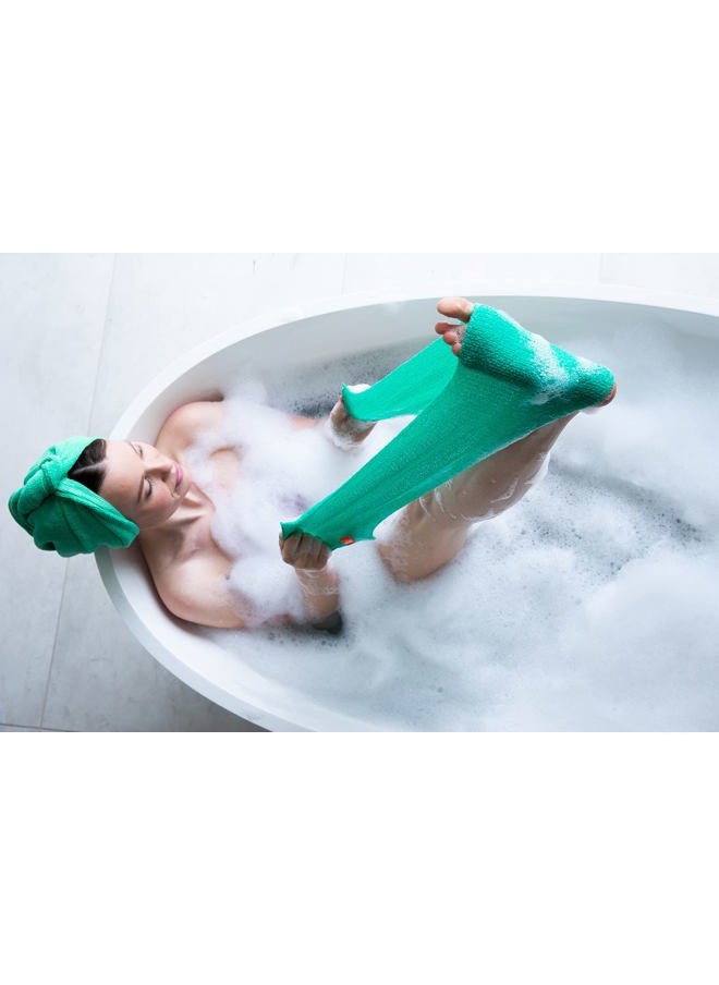 Bath and Body Exfoliating Stretch Bath/Shower Cloth, Assorted Colors, 3 Count