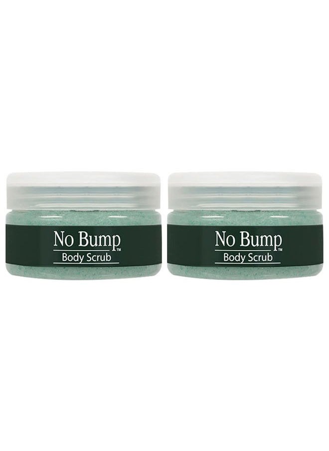 No Bump Body Scrub - Exfoliating Scrub for Ingrown Hair & Razor Bumps, Pre & Post-Waxing Treatment, Smooths Skin & Prevents Irritation, 6 oz, 2 Pack