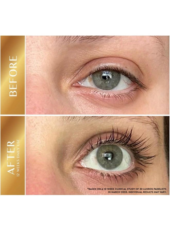 Eyelash Growth Serum 5 mL: Get Thick, Strong Lashes in Just 3-4 Weeks with Our Plant-Based Eyelash Growth Serum - No Parabens - Made in USA