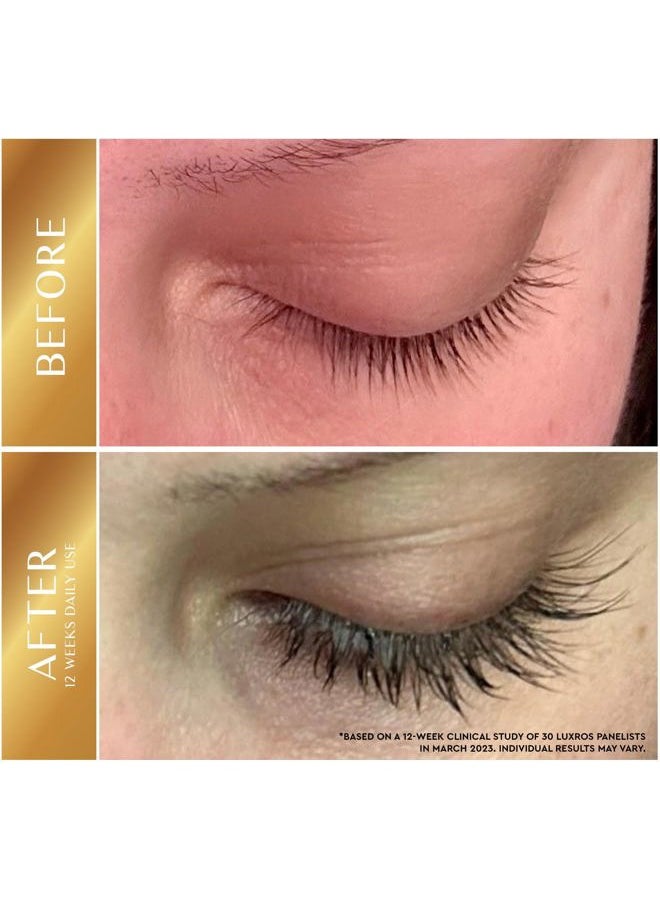 Eyelash Growth Serum 5 mL: Get Thick, Strong Lashes in Just 3-4 Weeks with Our Plant-Based Eyelash Growth Serum - No Parabens - Made in USA