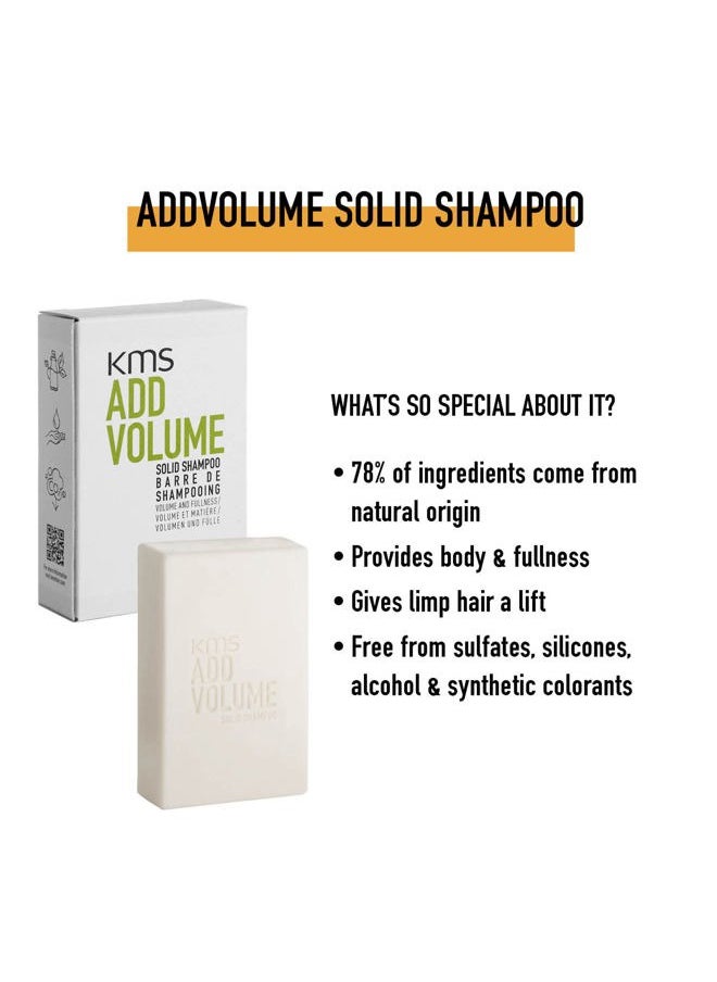 ADDVOLUME Solid Shampoo, 2.64 fl. Oz (Pack of 1)