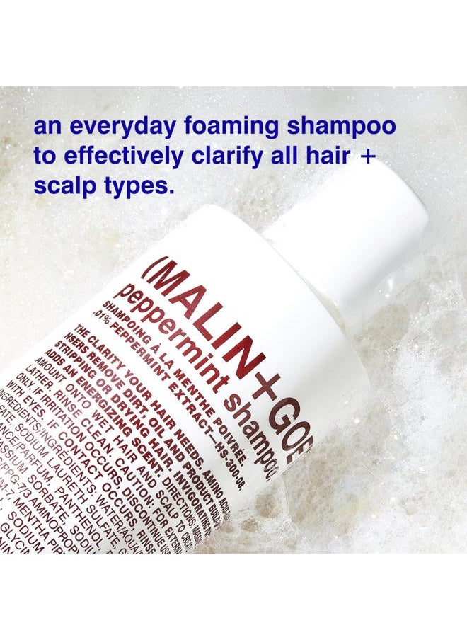 Peppermint Shampoo, 8 Fl. Oz. - Men & Women Clarifying Shampoo, Natural Hair Shampoo to Cleanse & Hydrate, Scalp Shampoo Treatment for All Hair Types, Vegan & Cruelty-Free