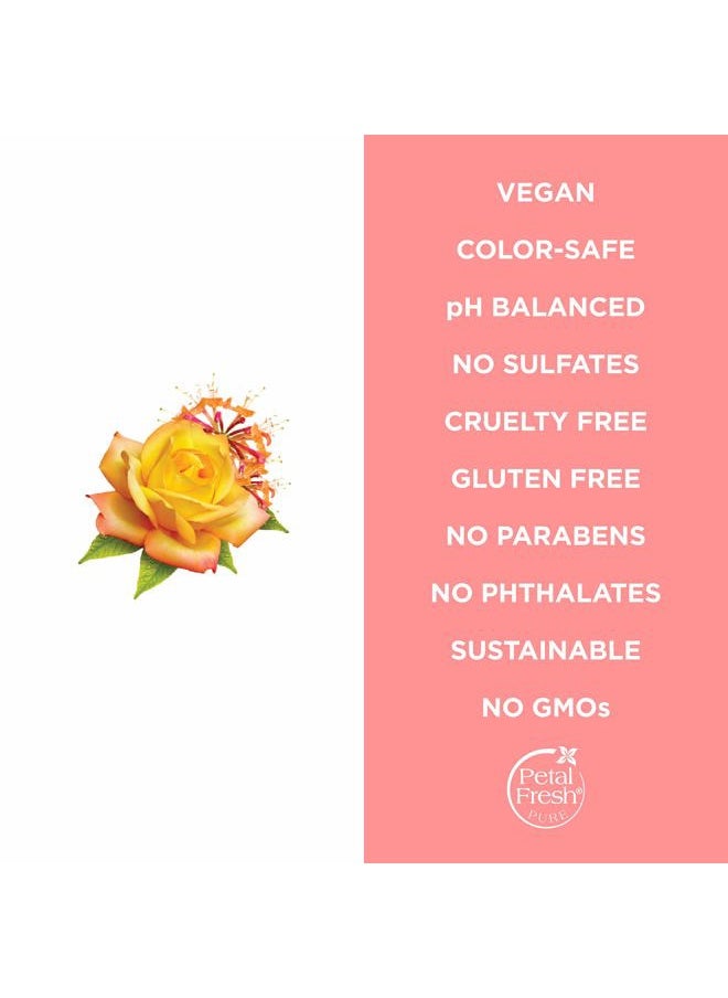 Pure Softening Rose & Honeysuckle Conditioner, Provides Intense Softness, For All Hair Types, Natural Essential Oils, Vegan and Cruelty Free, 16 Fl oz