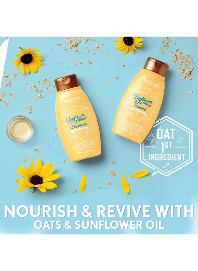 Sunflower Oil Blend Conditioner, for Dry Damaged Hair, Dye, Paraben & Sulfate Surfactants Free, 12oz