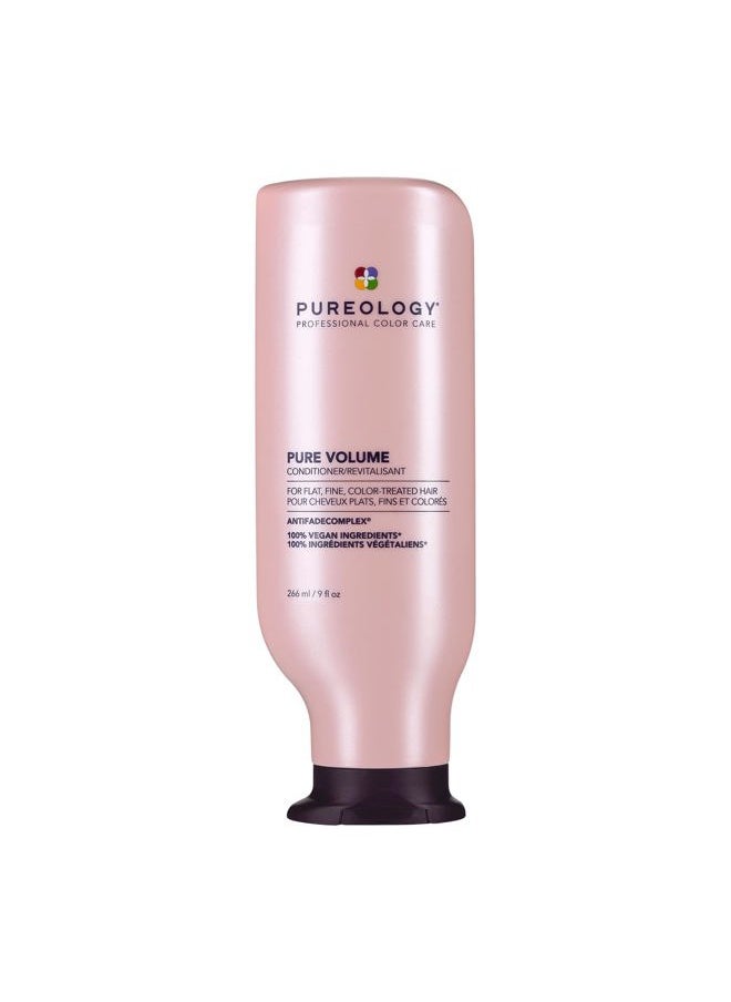 Pure Volume Conditioner | For Flat, Fine, Color Treated or Natural Hair | Adds Volume & Body | Lightweight Conditioner | Sulfate Free Conditioner| Vegan